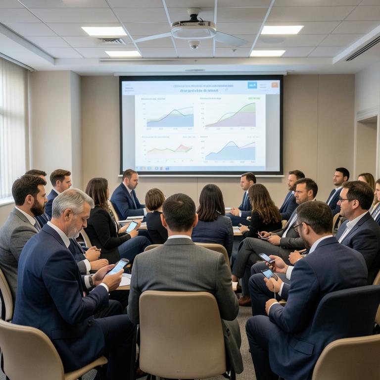 Passive audience in a traditional compliance lecture